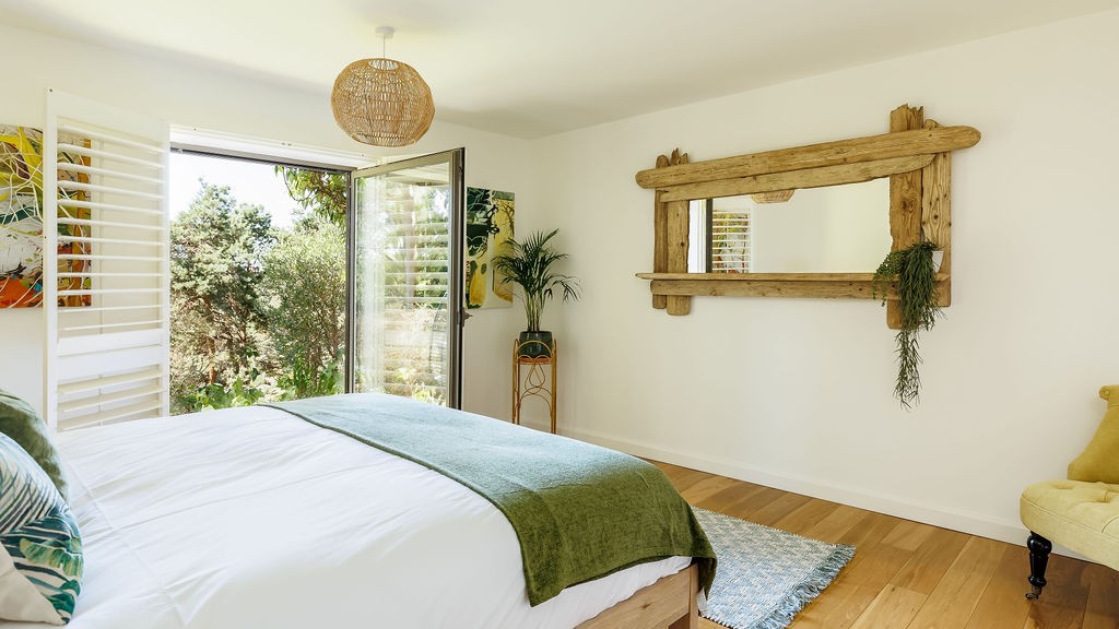 The Summer House Bedroom 1 wedding canapes Italian Villa Poole